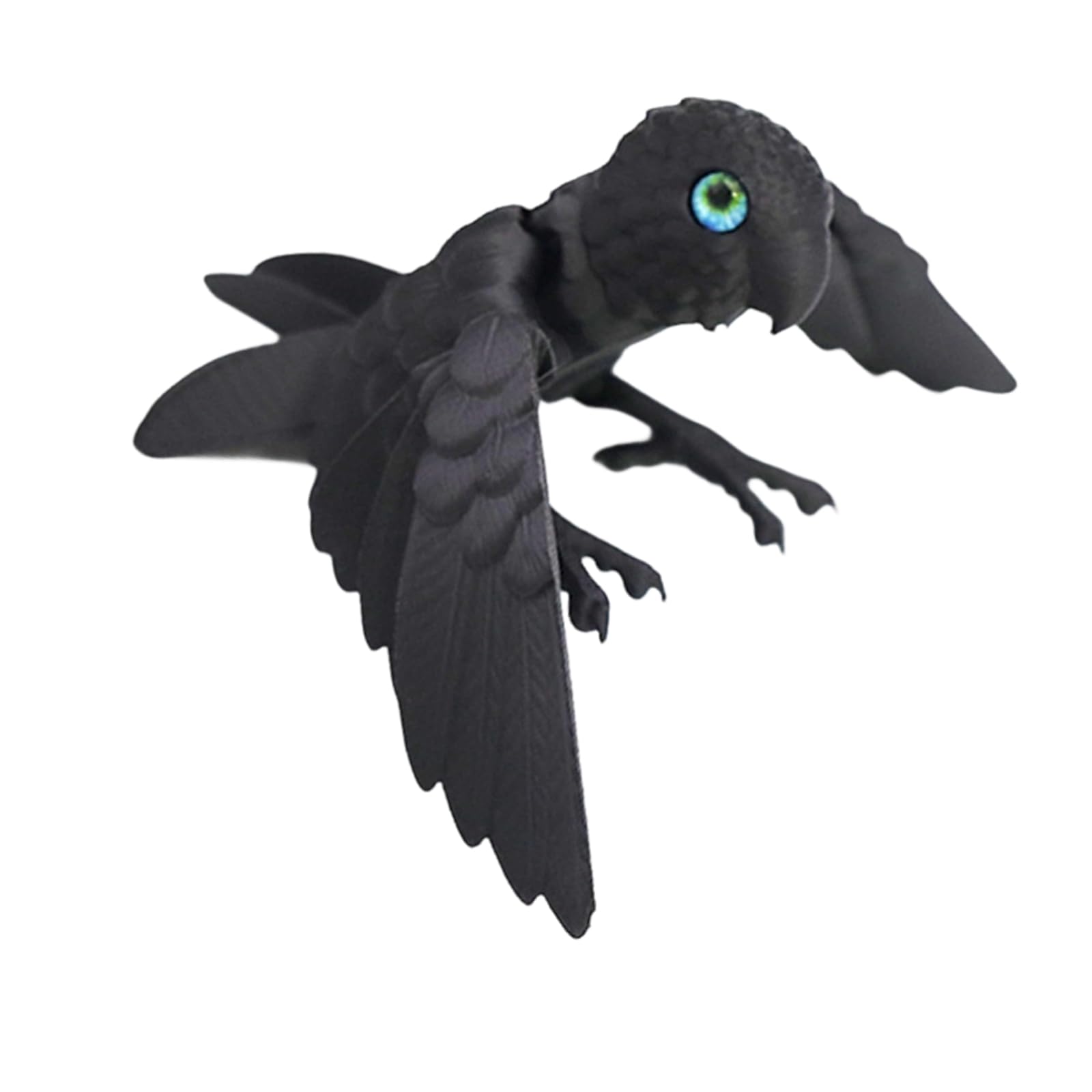 FGDTREE 3D Printed Parrots, Flexible Joints Articulated Parrots Model Fidgety Toy Realistic Statue Desktop Decorations Desktop Pet Ornament