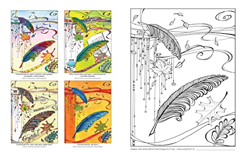 Expressions Of Nature Coloring Book: Create, Color, Pattern, Play! (Design Originals) Add Patterning, Doodles, Borders, & Embellishments To 32 Inspiring Line Art Designs To Create Unique Finished Art #TOP6