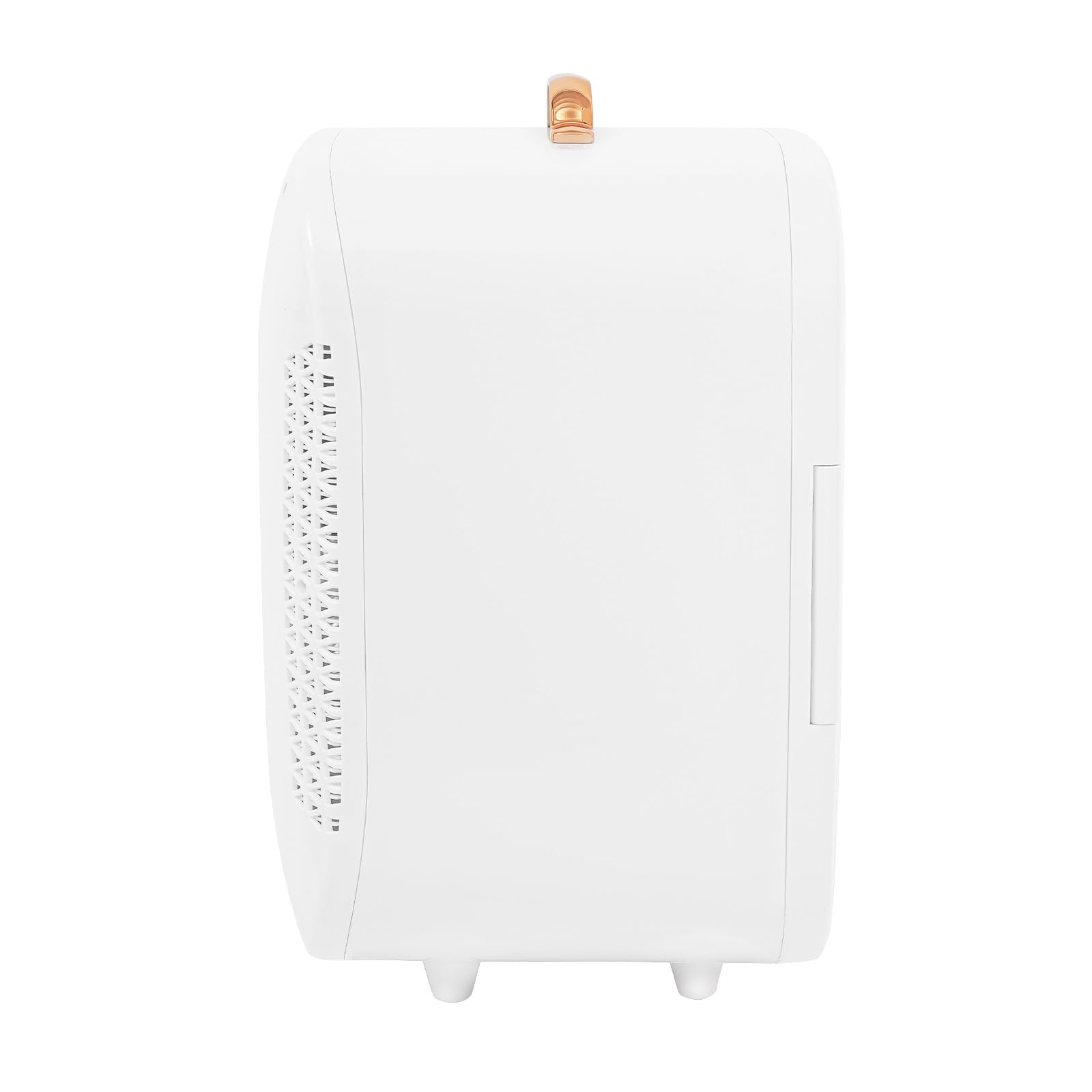 Mini nevera de 50 W con espejo e iluminación LED para cosméticos con función de refrigeración y calefacción, silenciosa < 20 dB, 3 niveles de brillo, para el cuidado de la piel, dormitorio, oficina y