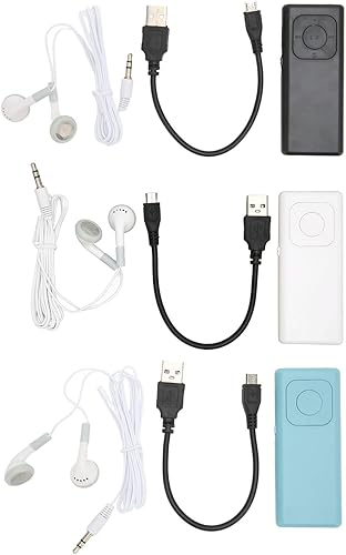 Miniatura 8 de ASHATA Reproductor de MP3 para correr, mini reproductor de sonido portátil de alta fidelidad sin pérdidas, bolsillo para radio FM, tarjeta de