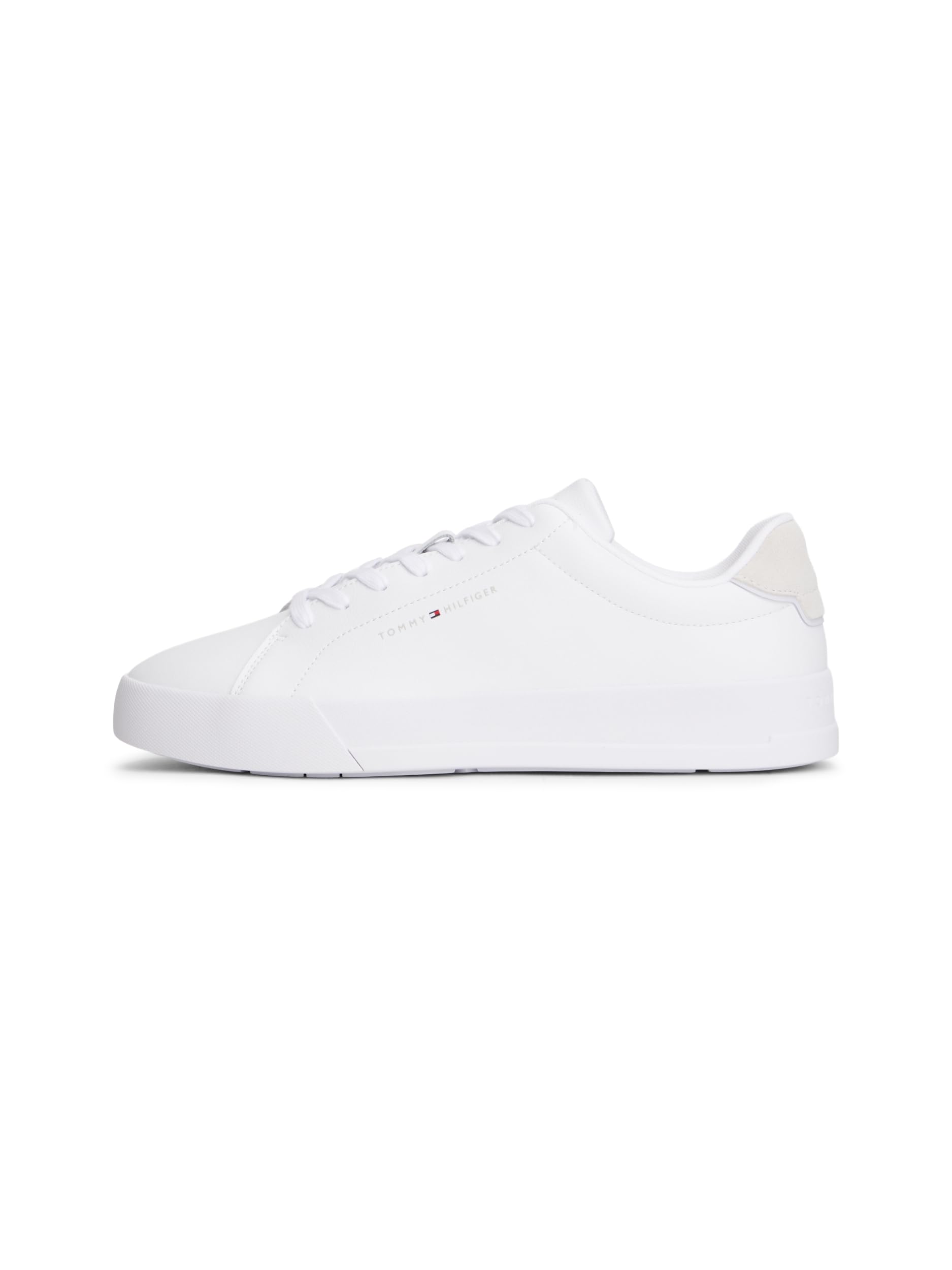 Tommy Hilfiger Men's TH Court CORE FM0FM05904YBS003 Low Top, White, 42