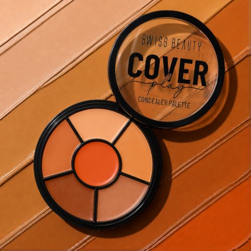 Image of Swiss Beauty Cover Play Concealer Palette | Hides Imperfections | Waterproof | Long-Lasting