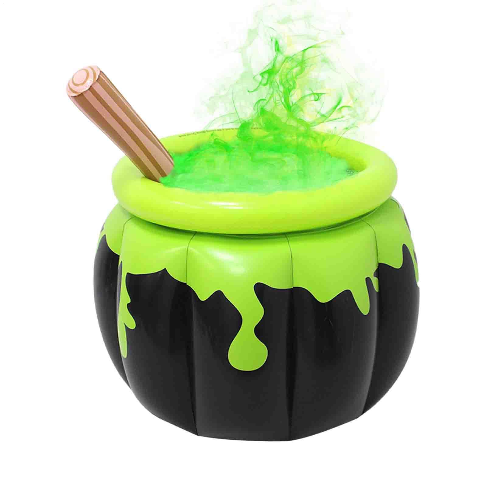 Chaudron gonflable Halloween à grande capacité avec base stable pour bouteilles de fête