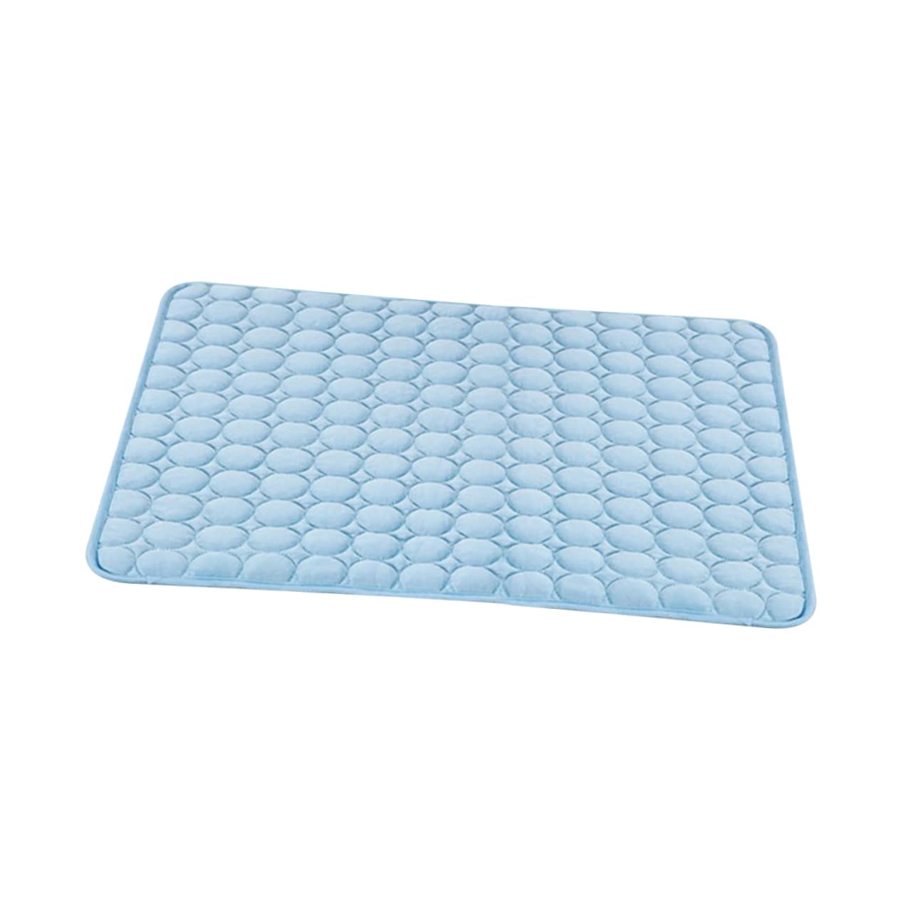 BESTonZON Self Cooling Pet Blanket Breathable Summer Cooling Mat for Dogs Cats Ice Material Blue for Comfortable Pet Rest