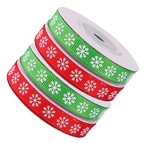 Ruban Noël flocon polyester pour suspendre vos décorations - 3