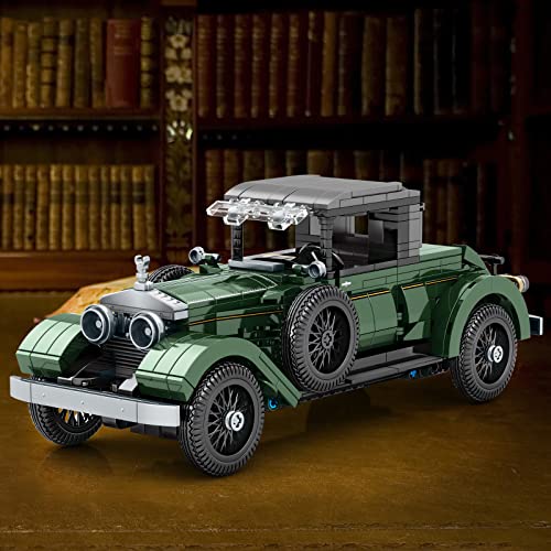 JMBricklayer Pull Back Cars Building Sets, Retro Toy Cars with Super