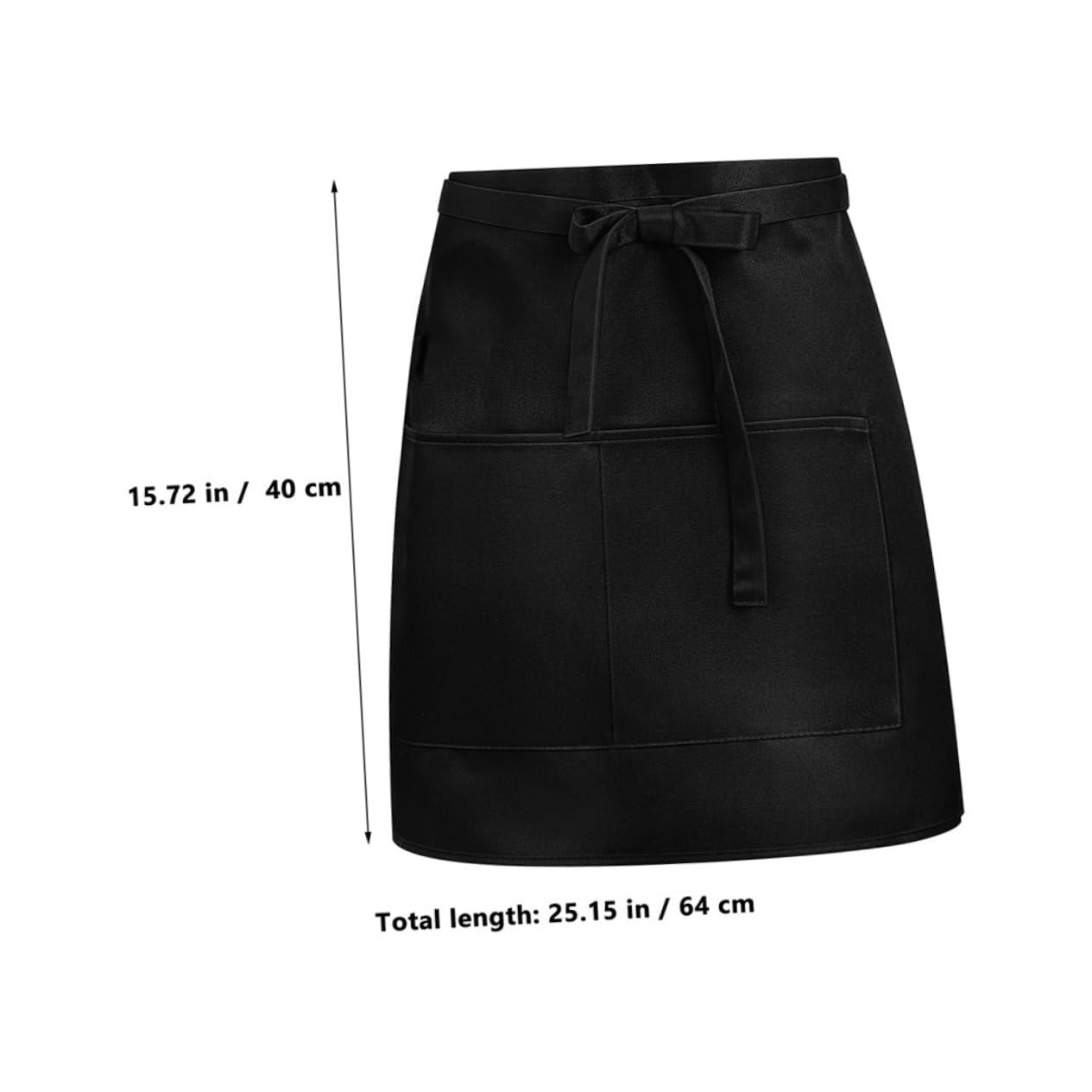 SOIMISS 5piezas Delantal Corto con Múltiples Bolsillos de Media Cintura para Personal de Servicio y Camareras Bistró y Tienda de Café