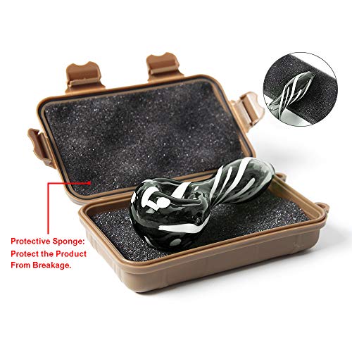 4.4 Inches Glass Tube Decorative Bowl with Box Packaging (Gray) - Thumbnail 6