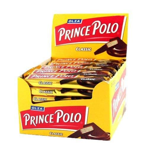 Olza Prince Polo Chocolate wafer bars (skinny 17,5g) 28 bars BOX Made in Poland