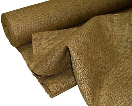 Natural Jute / Hessian / Burlap Fabric 51 Inch Wide, 7 Yards