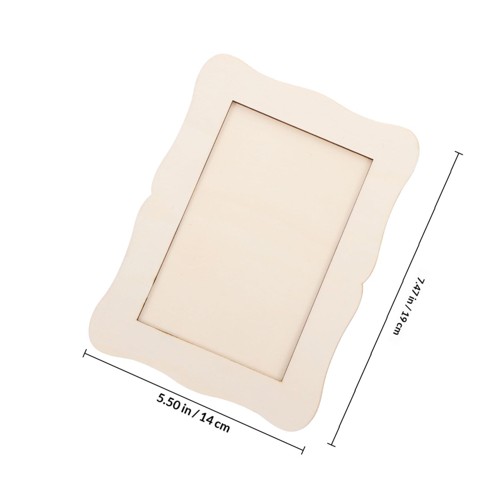 Toddmomy 15 Pezzi Cornice per Foto Fai da Te in Legno, Cornice Vuota Verniciabile, Set per Bricolage e Pittura, per Compleanni e Matrimoni