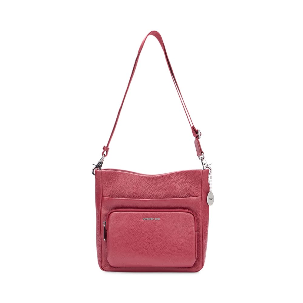 Mandarina Duck Mellow Leather Crossover Women's, Grape, Taglia Unica