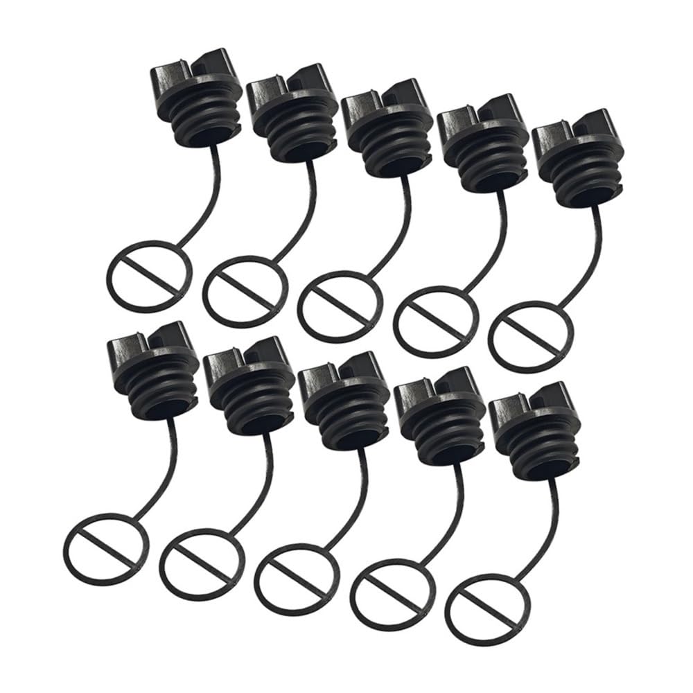 10 Tapones de llenado de Aceite for Motosierra 335, 338 y 435, Accesorios de jardín.