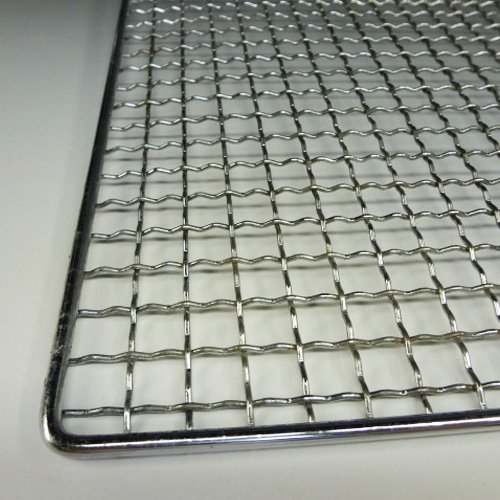 Amazon.co.jp: 焼き網 角網（スチール製） 450×250mm 20枚 丸和工業