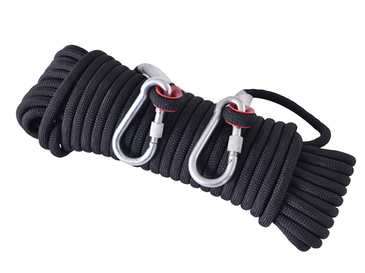 Corda Da Arrampicata In Nylon - Con Moschettone, Imbracatura Anticaduta, Per Outdoor E Salvataggio