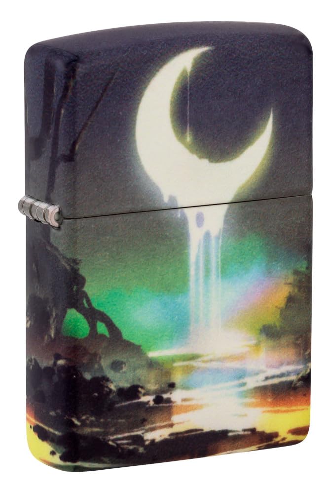 Zippo Lighter Limited Edition Made in USA Moon Glow in the Dark