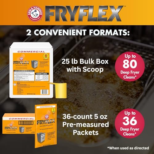 ARM & HAMMER FryFlex Professional Boil Out Deep Fryer Cleaner - 36 ct. (5 oz.) - image 4