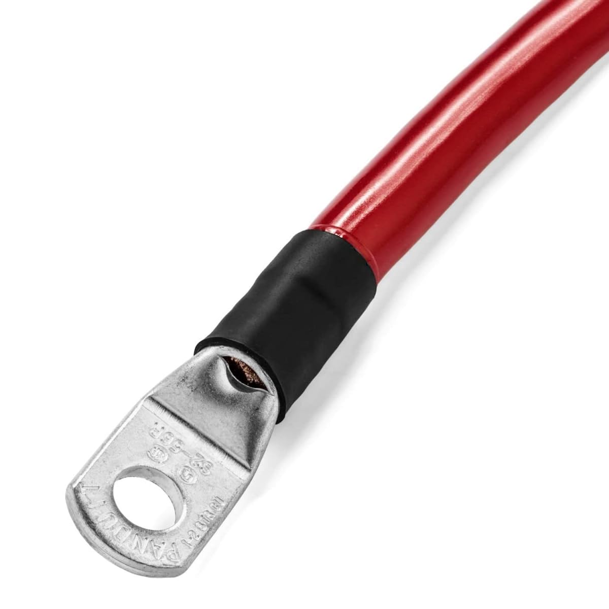Spartan Power 4 AWG or 25 mm² 3.66 Meters Battery Cable Set with M10 Ring Terminals — view 10