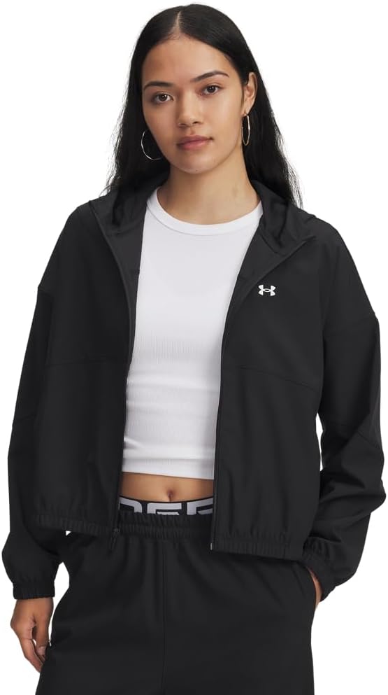 Under Armour womens Rival Woven Hooded Jacket