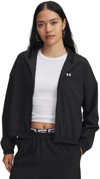 Under Armour Women's Rival Woven Hooded Jacket