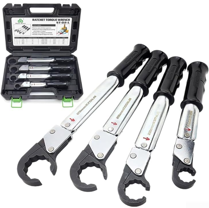 ST02L Precision Torque Wrench With Ratchet Mechanism For HVFor AC And Automotive Applications Audible Click FeedbFor ACk CompFor ACt Design