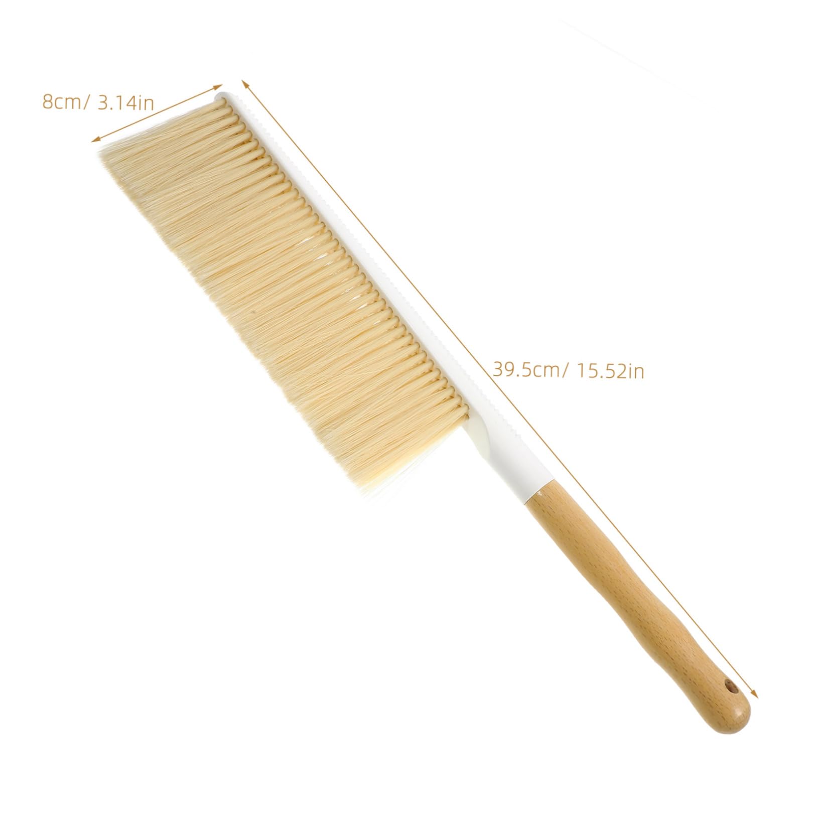 Ipetboom Wooden Dust Brush Handheld for Bed Couch Car Cleaning Stains Remove Bathroom Cleaning Tools