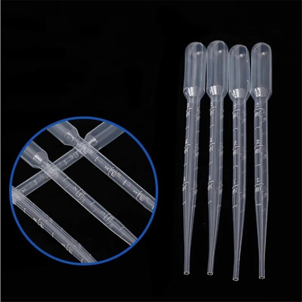 Cristalería de Laboratorio Pipetas de plástico for transferencia de líquidos, 100 unidades, 500 unidades, 1 ml, 2 ml, 3 ml, 3 ml-L, 5 ml, 10 ml, for experimentos.(3ml-L 500pcs)