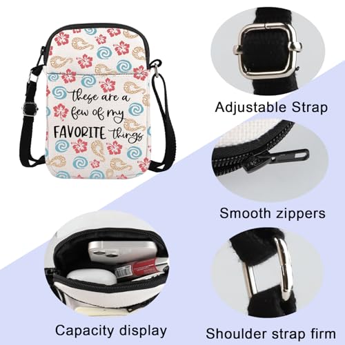 Image of ENSIANTH Princess Inspired Crossbody Purses Bag Polynesian Princess Gift Princess Lover Gift Maui Hei Hei Princess Fan Bag (Mo CB)