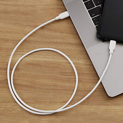 Image of Amazon Basics USB-C to USB-C 2.0 Fast Charging Cable, 480Mbps Speed, USB-IF Certified, for Apple iPhone 16 /15, iPad, Samsung Galaxy, Tablets, Laptops, 3 Foot, White