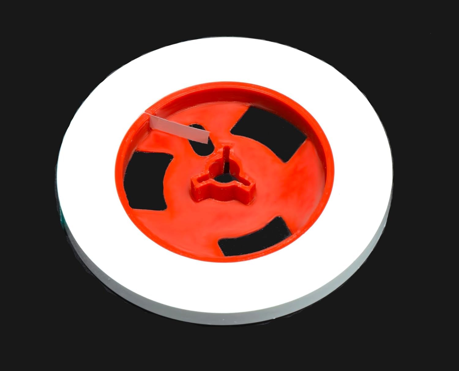 Leader Tape, Open Reel Audio, Solid White 250 FT on Trident Hub for 1/4" Tape by TME