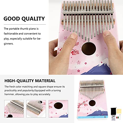 Generic Thumb Piano 17 Toetsen Vinger Piano Draagbare Muziekinstrument Kids Volwassenen Beginners Muziek Instrument - Image 6