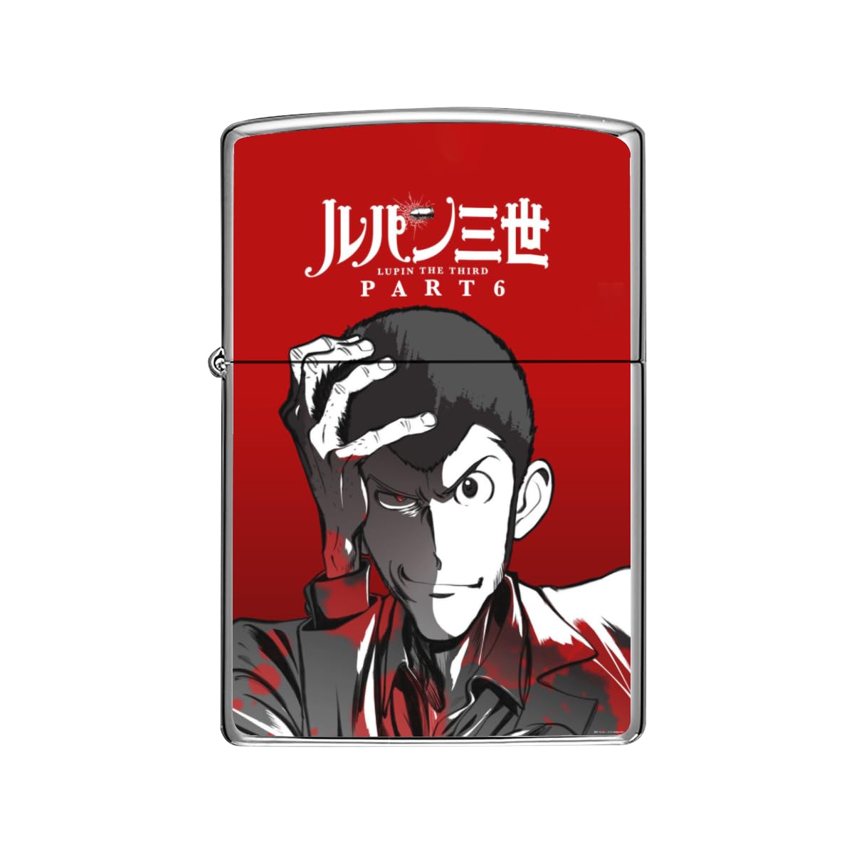 ルパン三世 ジッポ　Zippo　ケース付　8cm　大きい　オイルライター　未使用 Amazon.co.jp: ルパン三世 ジッポライター兼用ケース 金属