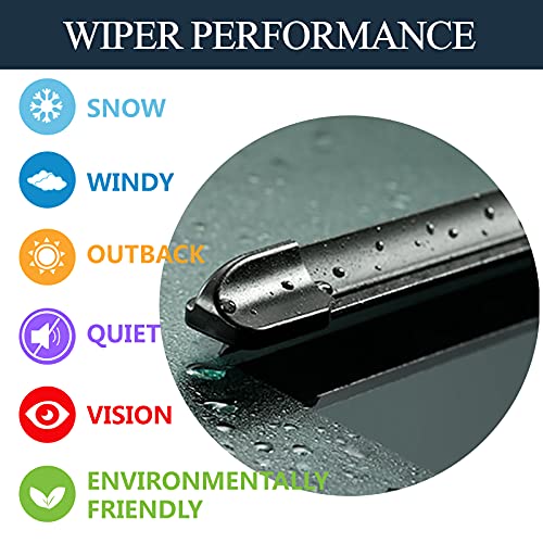 Oem Windshield Wiper Blade Replacement For Chevy Equinox 2018 2019 2020 Original Equipment All-Season Rear Wiper Blade Set 24+18+13 (Set Of 3) #TOP5