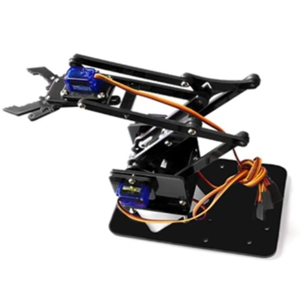 Bras robot DIY avec servo kit d'apprentissage en acrylique transparent