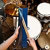 Musiin PU Leather Drumstick Bag Drum Stick Holder for Storage and Carrying, Drum Stick Storage Handbag and Carrying Case, Drum Accessories (Dark Blue) #5