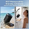 DUDGSIS Portable Bluetooth Speaker, Wireless Speakers With Led Light, Louder Volume & Enhanced Bass, IPX7 Waterproof, 30H Playtime, Durable Loud Outdoor Speaker for Travel, Sport #3