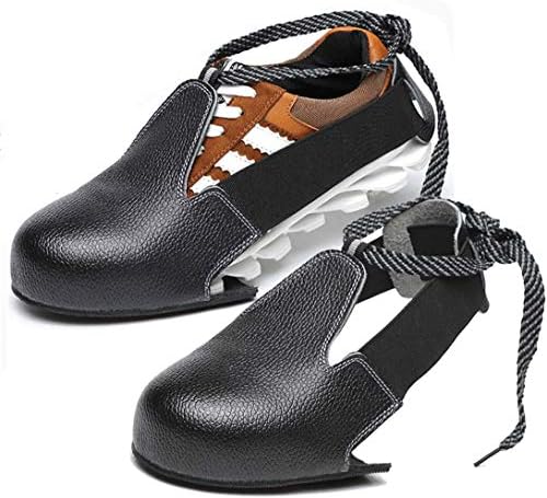 Hoogoal Pro-Tek-To Shoe Caps, Steel Toe Work Shoes Cover - Protective Safety Shoes Boot Sneaker Foot Protection Toe Guard, For Small & Medium Size