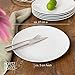Moritz & Moritz BASIC Essteller Set 6 Personen modern - Ø 27 cm - Hochwertiges Porzellan Geschirr Set weiß - Flache Teller 6er Set perfekt als Essteller, Tafelgeschirr und Servierteller