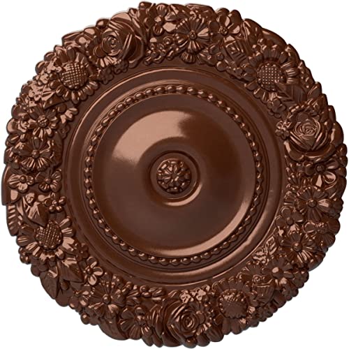 Ekena Millwork CM21MACPS Ceiling Medallion, Copper Penny