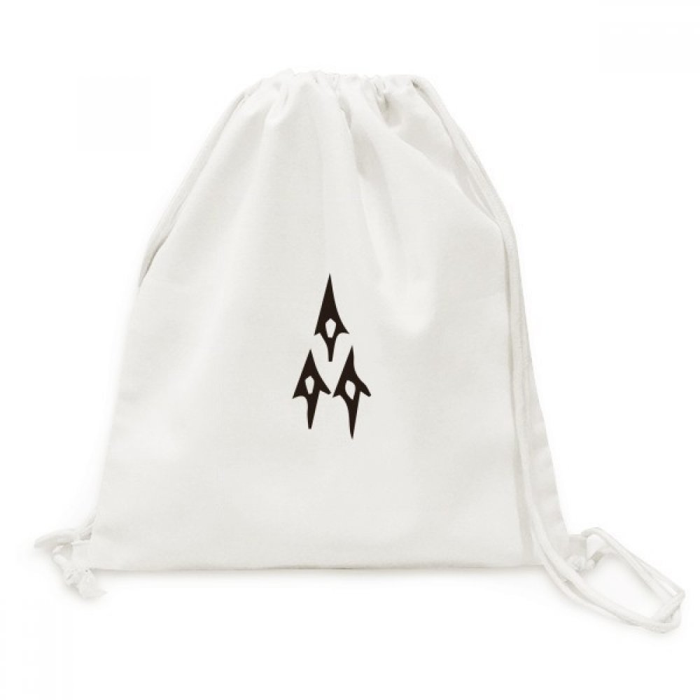 Qi toile drawstring backpack sac de voyage à cordon original