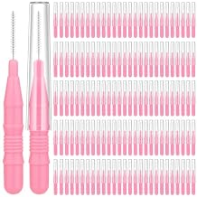 MAPVOLUT 120-Piece Micro EyeBrow Lash Brush Set - Professional Beauty Spoolies with Cap for Makeup, Brow Lamination and Travel - Perfect for Makeup Artists, Beauty Lovers, and Gifting