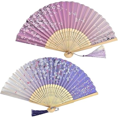 Abanicos Plegables con Borlas Cover