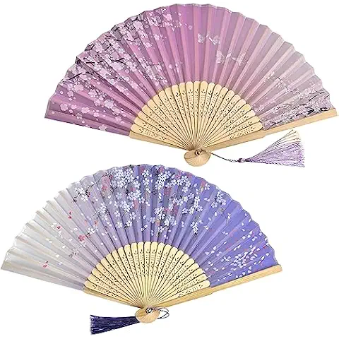 Abanicos Plegables con Borlas Cover
