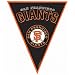 Amscan Timeless San Francisco Giants Major League Baseball Pennant Banner, 12', Black