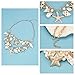 PH PandaHall Mermaid Shell Necklace Trendy Natural Shell Bib Beach Necklaces Starfish Conch Pendants with Iron Chains and Brass Lobster Claw Clasps Mermaid Costume Jewelry for Women, Golden, 19.6
