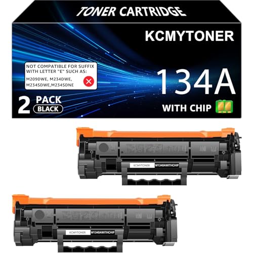 Image of m209d Compatible W1340A Replacement for HP 134A Toner Cartridge for Laser Jet M209dw M209d M234dw M234sdn M234sdw Ink (2PK,with Chip)