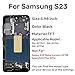 TFT Galaxy S23 5G Screen Replacement for Samsung Galaxy S23 LCD Screen Touch Digitizer Display Pantalla with Frame No FingerprintToolkits SM-S911U S911B Black