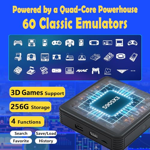 image for HEILU All8bit G11 Pro Game Box,Built-in 100,000+ Games, 60 Emulators,R