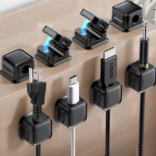 RISINGUP Magnetische Kabelclips, 8 Stück