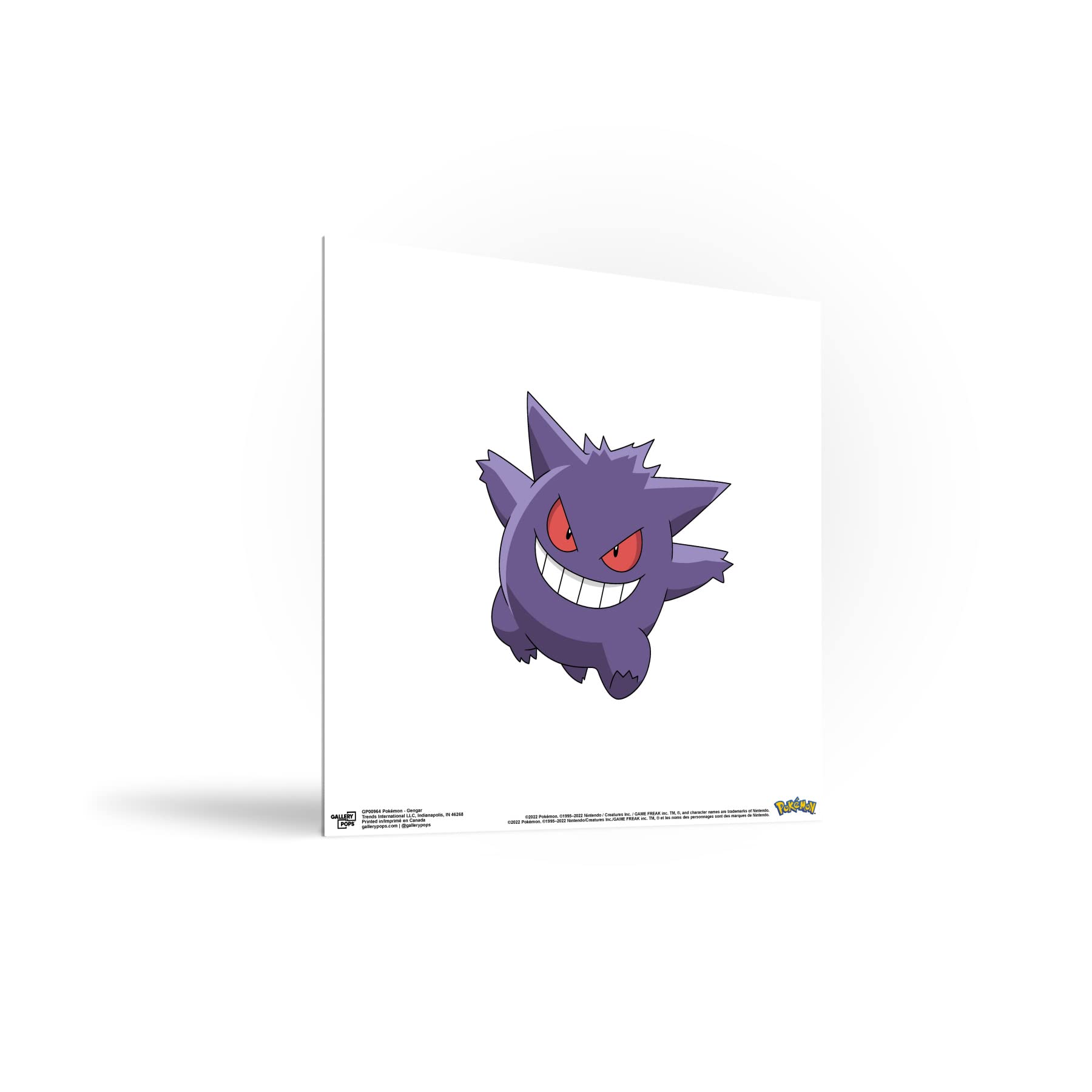 Pokémon Poster Gengar In Violetter Flamme - Wandkunst 30x45cm